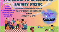 Dear UHE Families, &nbsp; &nbsp; Please be reminded that you are invited to join us at Maywood Elementary for the Freedom to Celebrate Family Picnic! Hope to see you there!